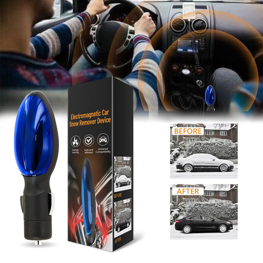 2Pc Car Defroster,Windshield Defroster For Car,Anti-Freeze Electromagnetic Car Snow Removal Device,Electromagnetic Snow Melter,Portable Car Defrosting Device For Melting And Defrosting Car Glass