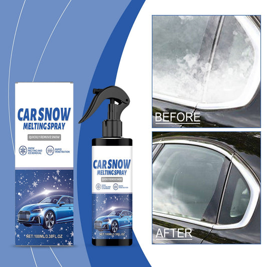 2Pc Deicer For Car Windshield Defroster,Spray Snow For Windows Snow Spray,Window Snow Spray, Deicing Spray, Melting Spray, Deicer For Car Windshield,Winter Car Essentials, Fast Ice Snow Melting Spray