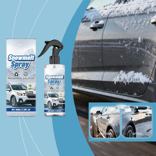2Pc Deicer For Car Windshield Defroster,Window Snow Spray,100Ml De-Icer Spray For Car Windshields, Fast-Acting Ice & Snow Melt Spray With Antifreeze Protection, Safe For Auto Glass