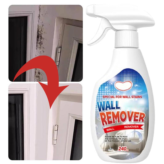 2Pc New Upgraded Strong 240Ml Home Wall Remover -Mildew Stain Remover Spray, Antis-And Mildews Cleaner For White Walls
