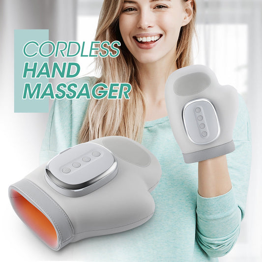 3 Modes, 5 Gears Timer Hand Massager With Heat And Compression,Cordless Hand Massager,Finger Hand Massager For Arthritis And Carpal Tunnel Relief & Wrist Relief Massager, Gift For Women Men