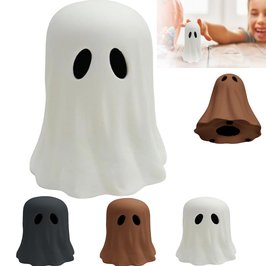 Halloween Ghost Figurine Decorations- Resin Tabletop Decor, Spooky Home Accent for Halloween 2028, Haunted House Decor, Fall Decorations, Ghost Decor Gift