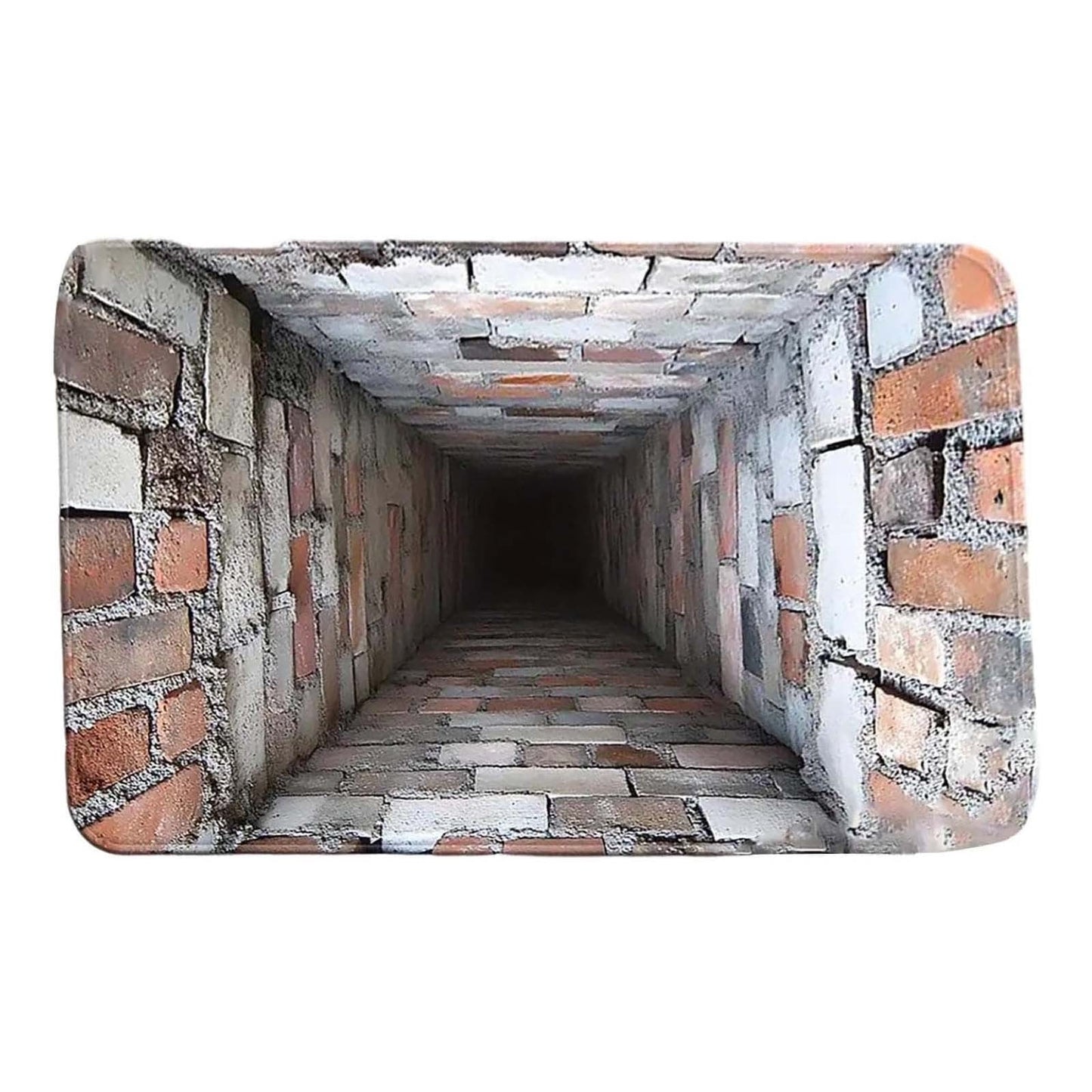 3D Rugs Optical Illusion,3D Hole Rug That Looks Like A Hole,Dog Gets Scared Of 3D Carpet, As Test & Game With Your Cat Or Dog,Visual Diatomite Mud Entrance Door Mat Waterproof Bathroom Floor Mat