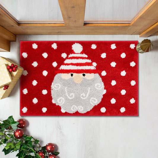 40¡Á60Cm Christmas Door Mat,Christmas Welcome Mat,Christmas Natural Coir Doormat Cute Gingerbread House Welcome Floor Mat,Non-Slip Entrance Door Rugs For Indoor Outdoor Bathroom Decor For Entrance