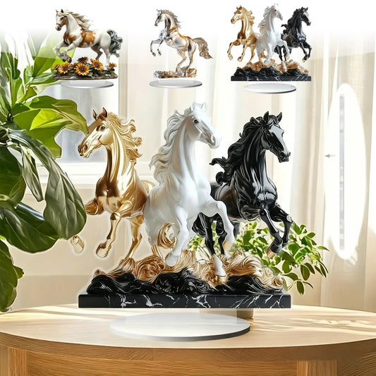 Arrival Multi-Functional Acrylic Stand Base Decorative Figurine,Arrival Themed Acrylic Display Stand,2D Figurine For Desk Tabletop Decoration In Living Room,Bedroom,Office,Living Room Bedroom Office