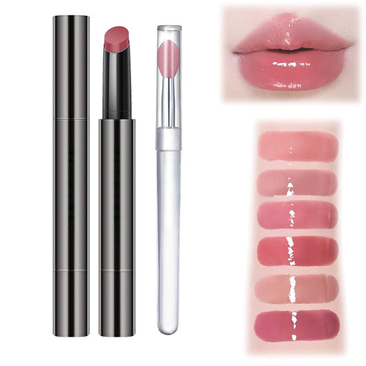 Aztk Jelly Gloss Lipstick,Aztk Moisturizing Melty Kiss Lip Jelly,Gloss Lipstick, Aztk Lipstick, Lip Gloss, Aztk Moisturizing Kiss Lip Jelly, Long Lasting Non-Fading Lipstick Lip Gloss,B