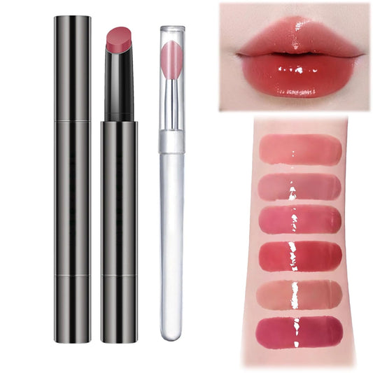 Aztk Jelly Gloss Lipstick,Aztk Moisturizing Melty Kiss Lip Jelly,Gloss Lipstick, Aztk Lipstick, Lip Gloss, Aztk Moisturizing Kiss Lip Jelly, Long Lasting Non-Fading Lipstick Lip Gloss,C