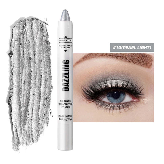 Banzch 12 Color Pearlescent Eyeshadow Pencil Crayon Stick Shiny Diamond Glitter Cream Eyeshadow Pencil,Mothers Day Gifts