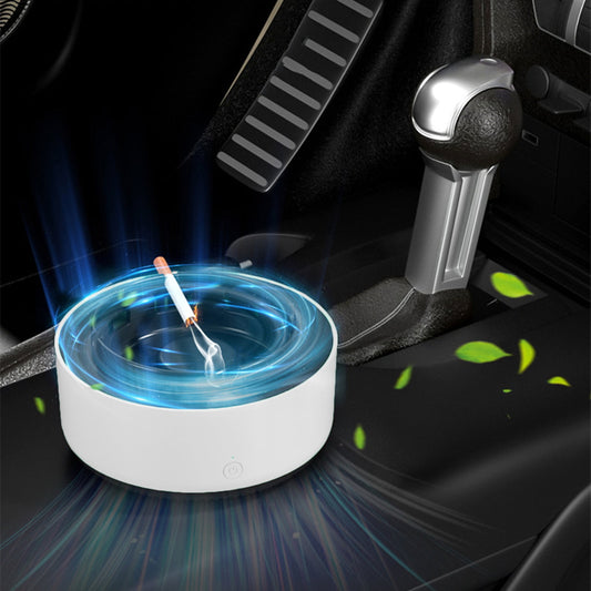 Banzch 2 In 1 Purifier Ashtrays For Cigarettes Indoor,Purifier Multifunctional Fresher For Home,Office,Office Indoor Ashtray Large Ashtray Tray Home,Smokeless Ashtray for Car Home