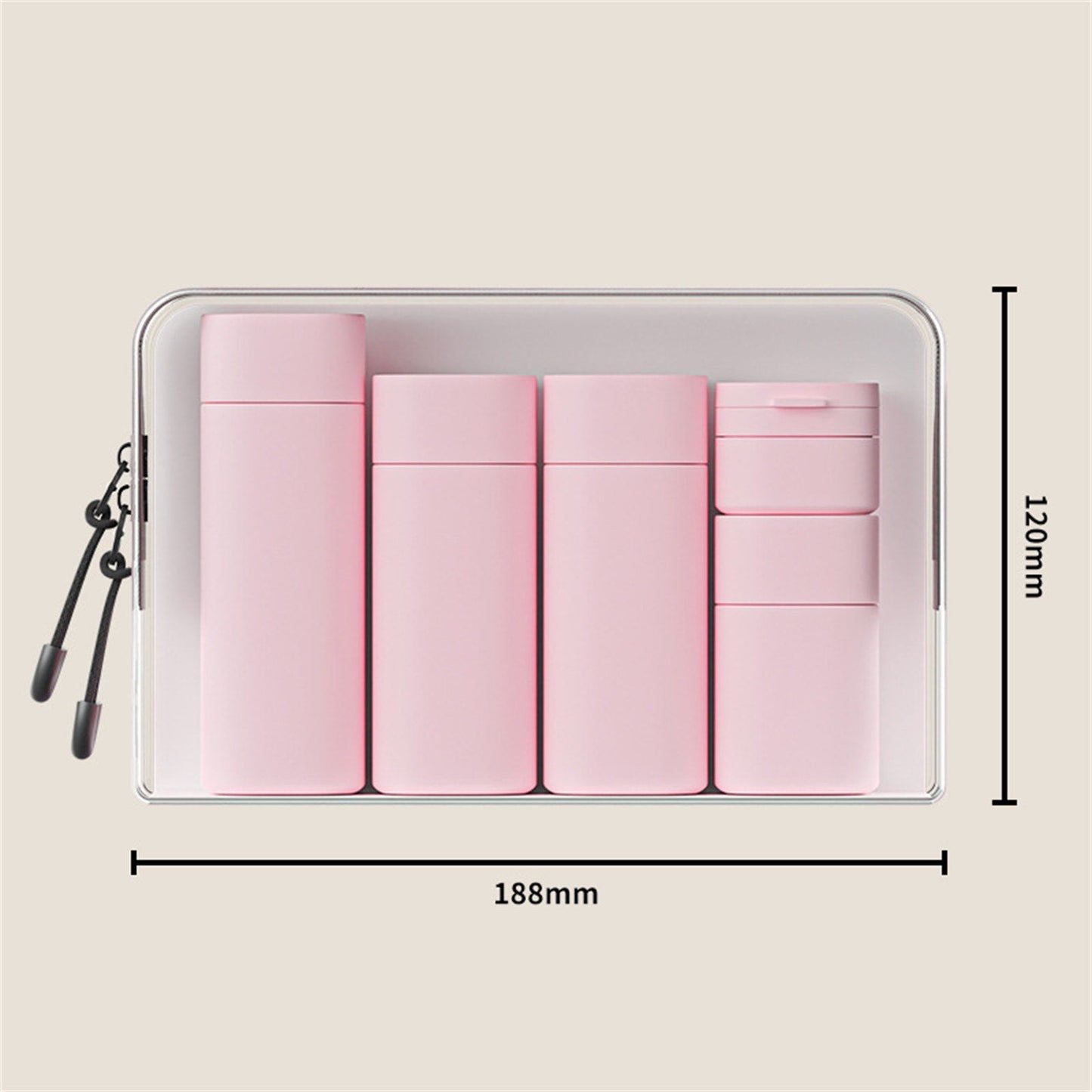 Banzch 5Pcs Travel Bottles For Toiletries Leak Proof Travel Size Toiletries Travel Shampoo And Conditioner Bottles For Shampoo Conditioner Lotion,Mothers Day Gifts