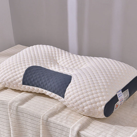 Banzch Anti Snore Pillows for Sleeping,Ergonomic Neck Support Pillow for Neck and Shoulder Pain Relief with Soft and Non Collapsing Core Protects The Cervical Spine,Household Cervical Pillow,1pcs