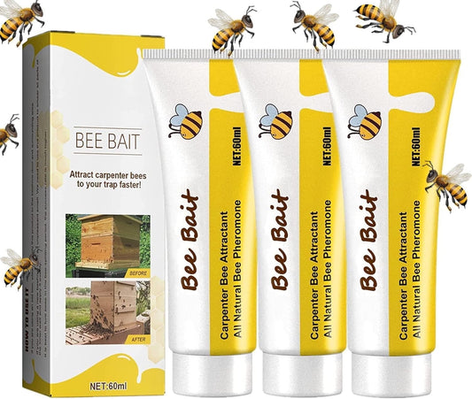 Banzch Carpenter Bee Trap Lure, Bee Bait Lure Attractant For Mason Bee Hives,Carpenter Bee Traps For Outside For Bee Traps Outdoors Hanging,60Ml (3Pack)