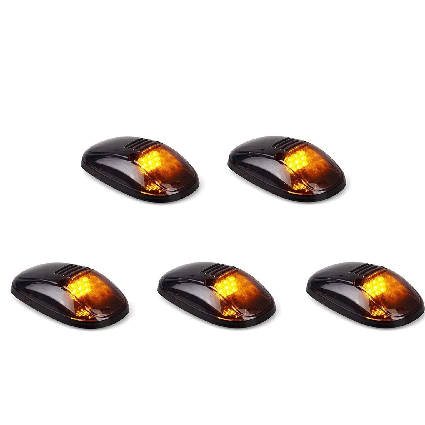 Banzch No Drill Cab Lights, Wireless Cab Lights for Truck, Cab Lights for Truck Wireless, Power Cab Lights for Truck, Wireless Cab Lights for Truck (Warm 5 Pcs)