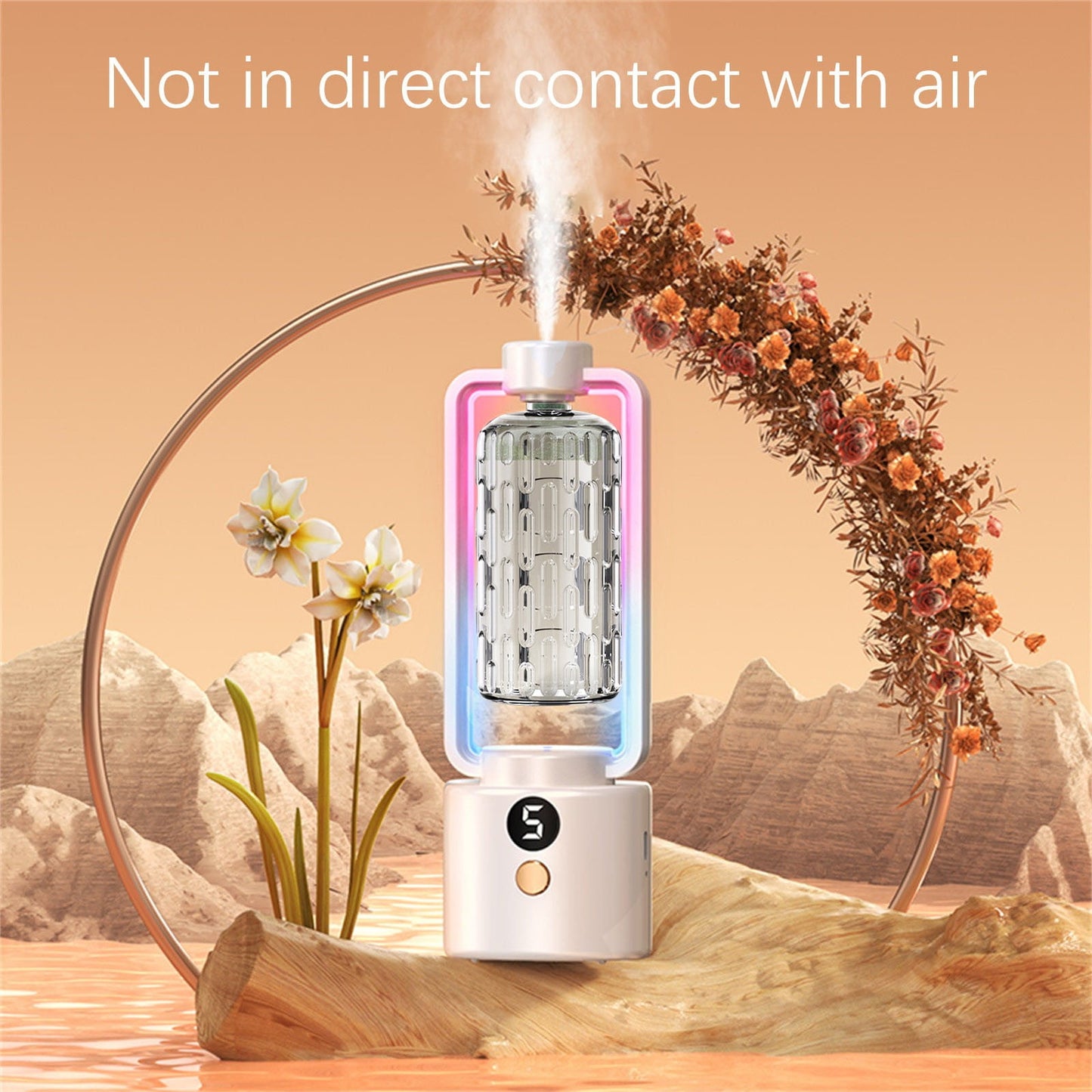 Banzch Essential Oil Diffuser,Automatic Aromatherapy Machine, Hotel Aromatherapy Machine, Humidifier (Digital Display Model£¬containing Essential Oil: 50ml)