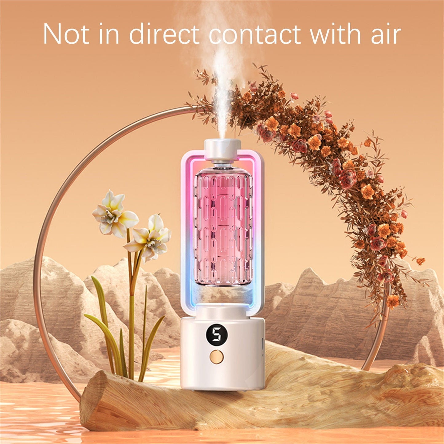 Banzch Essential Oil Diffuser,Automatic Aromatherapy Machine, Hotel Aromatherapy Machine, Humidifier (Digital Display Model£¬containing Essential Oil: 50ml)