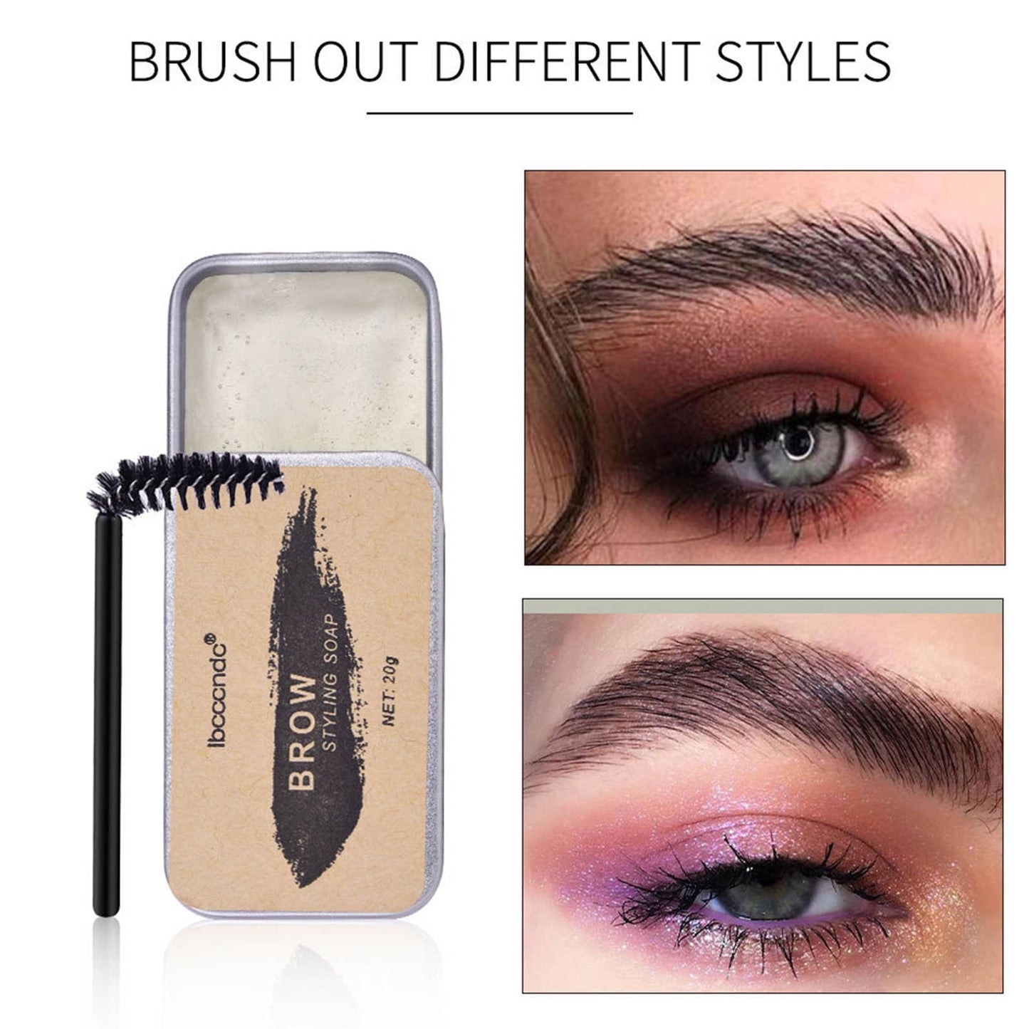 Banzch Eyebrow Styling Soap, Natural,,, Non Dizzy Makeup,Mothers Day Gifts