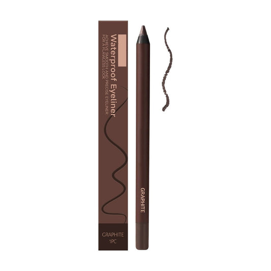Banzch Eyeliner Pencil Waterproof, Long-Lasting Smudge-Proof Eyeliner, Oil-Proof Smooth Application Makeup Eye Pencil for Precise Daily Eye Look