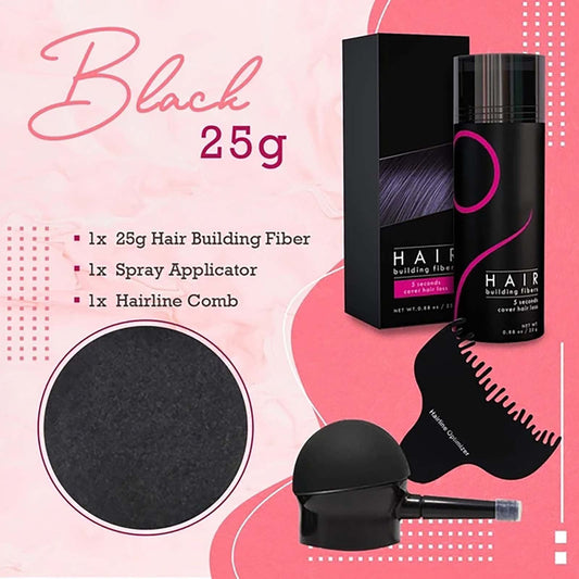 Banzch Fluff Up Hair Fibers Powder For Any Color Hair Hair Building Fibers Spray Pump 5 Seconds Cover Up Long Lasting With Natural Look Dating Accessory Unisex,Mothers Day Gifts