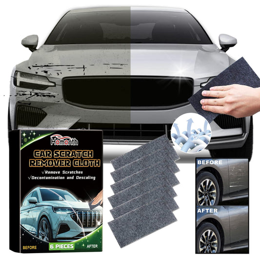 Banzch Green Nano Sparkle Cloth, Nano Removal Car Paint Scratch Repair Cloth,Nano Sparkle Cloth, Removes Scratches,Bird Droppings Stains for Vehicles Car Paint Deep Scratches Repair,12PCS