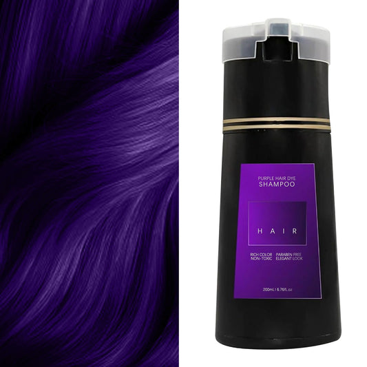 Banzch Hair Dye Shampoo,Hair Instant Dye Shampoo Black Hair Dye Shampoo,Natural Plant Hair Dye Shampoo,Hair Color for Gray Hair Coverage,Long Lasting Hair Color Shampoo for Men & Women