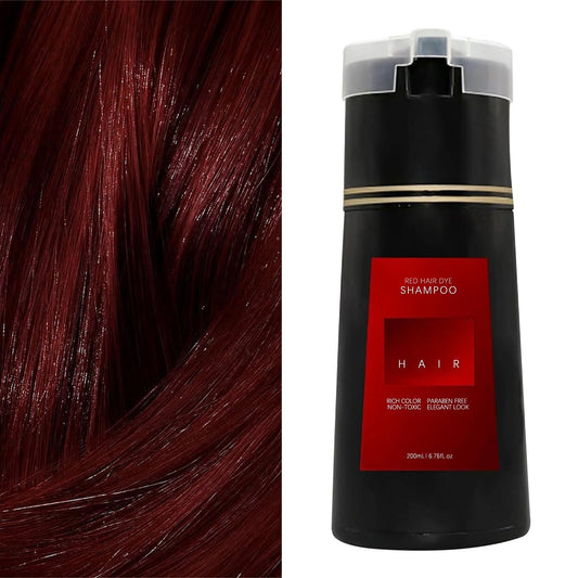 Banzch Hair Dye Shampoo,Hair Instant Dye Shampoo Black Hair Dye Shampoo,Natural Plant Hair Dye Shampoo,Hair Color for Gray Hair Coverage,Long Lasting Hair Color Shampoo for Men & Women