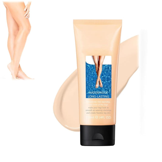 Banzch Leg Makeup Waterproof No Transfer,Leg Makeup Lotion,Leg Beauty Tender Skin Concealer,Body Makeup Waterproof No Transfer for Tattoo Cover Up,Full Coverage Foundation and Concealer,Natural Skin