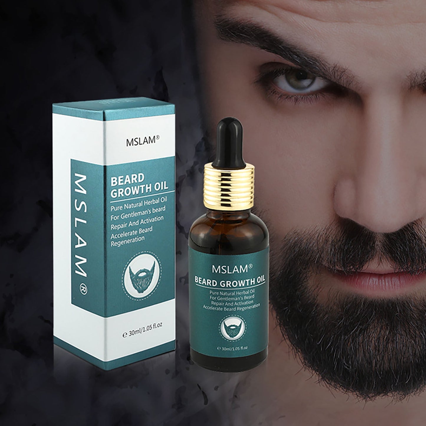 Banzch Men's Beard Oil - Subtle Sandalwood Aroma Deeply Moisturizes And Softens Your Beard Adding Natural Flashnatural Shea Butter 30ml,Mothers Day Gifts