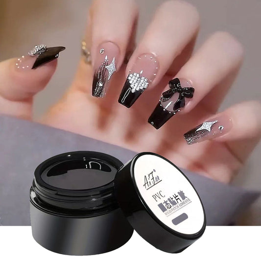 Banzch Press On Nails Glue Nail Solid Glue Solid Nail Gel Glue For Press On Nails And Soft Gel Nail Tips Solid Nail Glue Gel For Press On Nails DIY Home Nail Glue,Mothers Day Gifts
