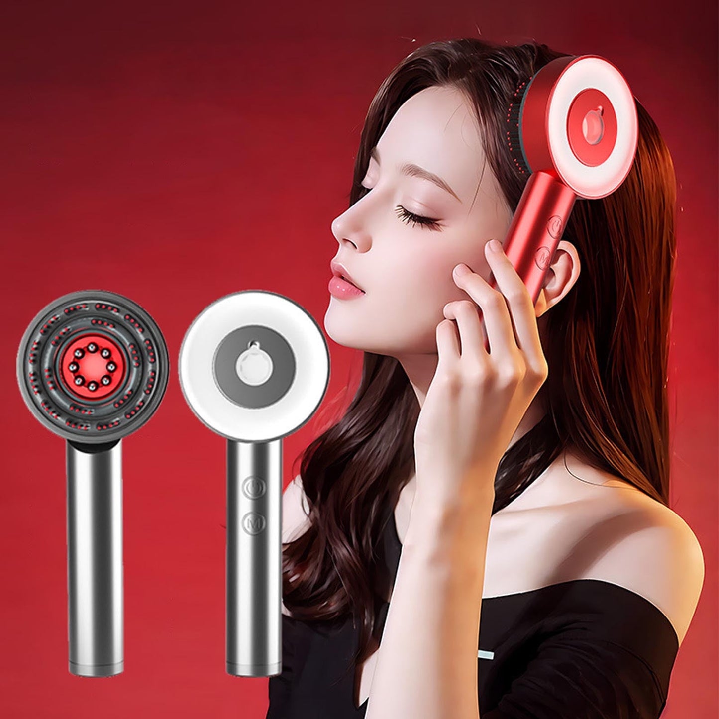 Banzch Scalp Massaging Brush Shiatsu Hair Scalp IPX7 Electric For Scalp Hair Massaging Portable For Head Deep At For Muscle,Mothers Day Gifts