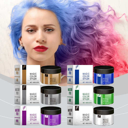Banzch Silver Gray Natural Hair Dye Cream,Grey Hair Dye,Silver Hair Dye, Fashion silver hair dye permanent, Instant Natural Hair Color Cream for All Hair Types,Gray
