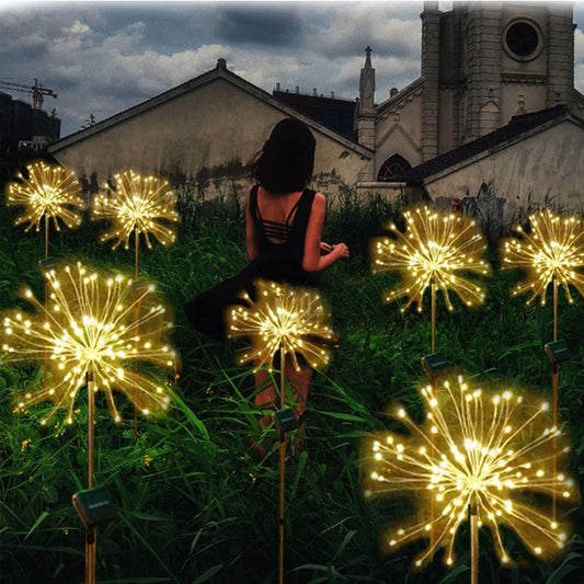 Banzch Solar Lights Outdoor Garden Decorative,2024 New Solar Garden Lights Outdoor Waterproof Landscape Lights, Solar Outdoor Lights Solar Flower Lights for Garden, Patio, Yard Decor