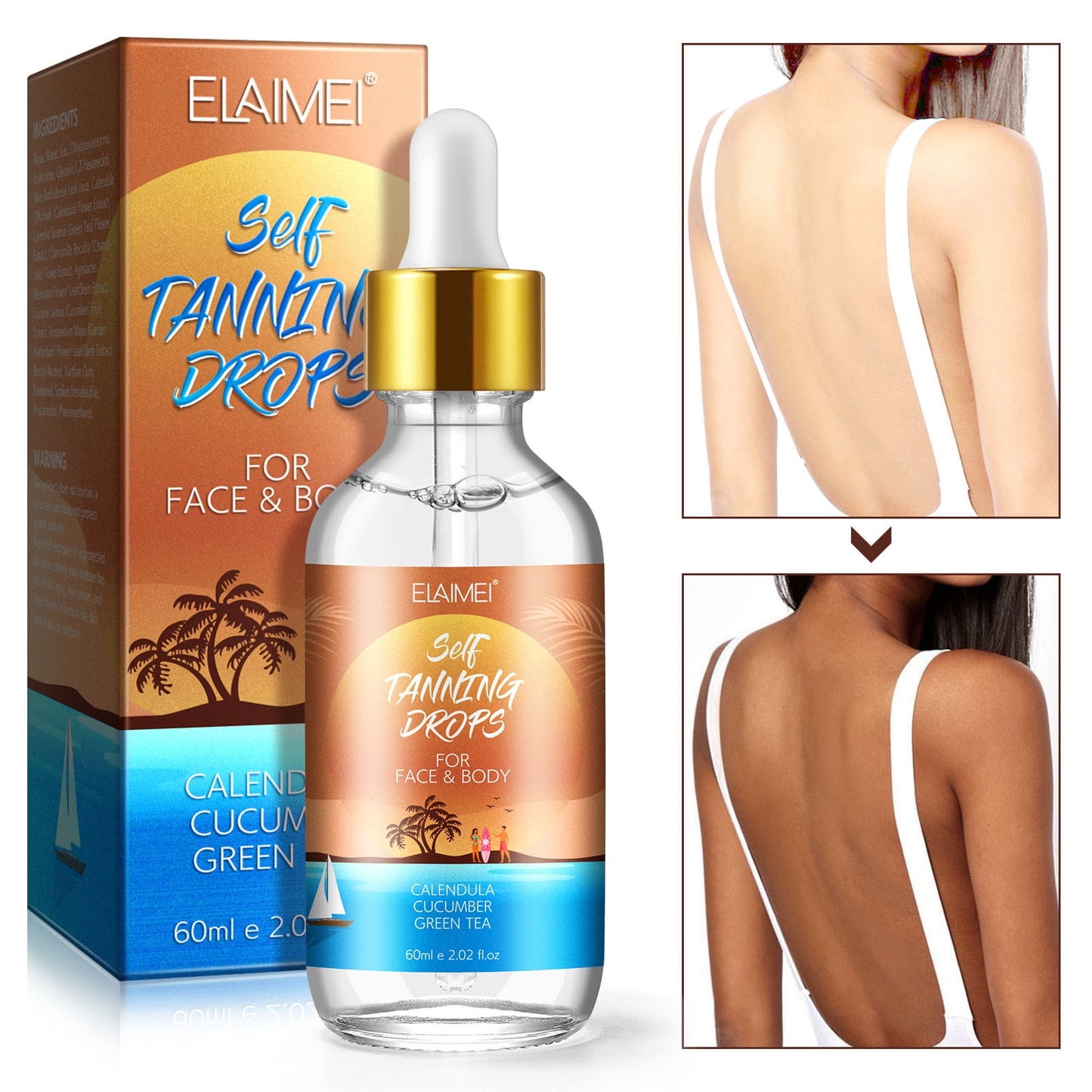 Banzch Tanning Lotion£¬Get A Faster, Darker Sun Tan From Tan Accelerating Actives, Packed With Ultra Moisturizing Oil To Keep Skin Hydrated For Sun Lounger And Outdoor Use 60ml