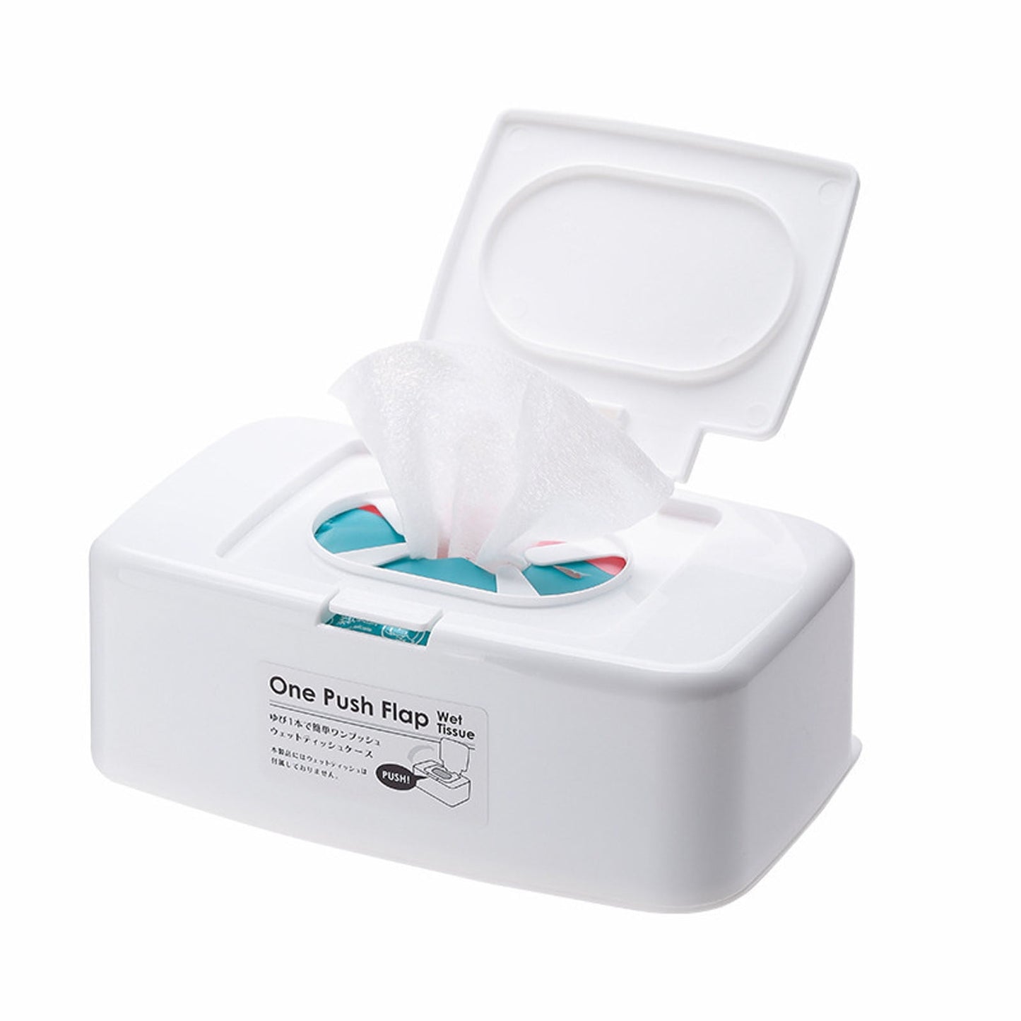 Buodes Baby Wipes Dispenser, Wipes Dispenser Baby Wipes Holder for Fresh Wipes, Reusable Wipes Case, Flushable Wipe Box with Sealing Design Lid,Refillable Wipe Container for Home Office