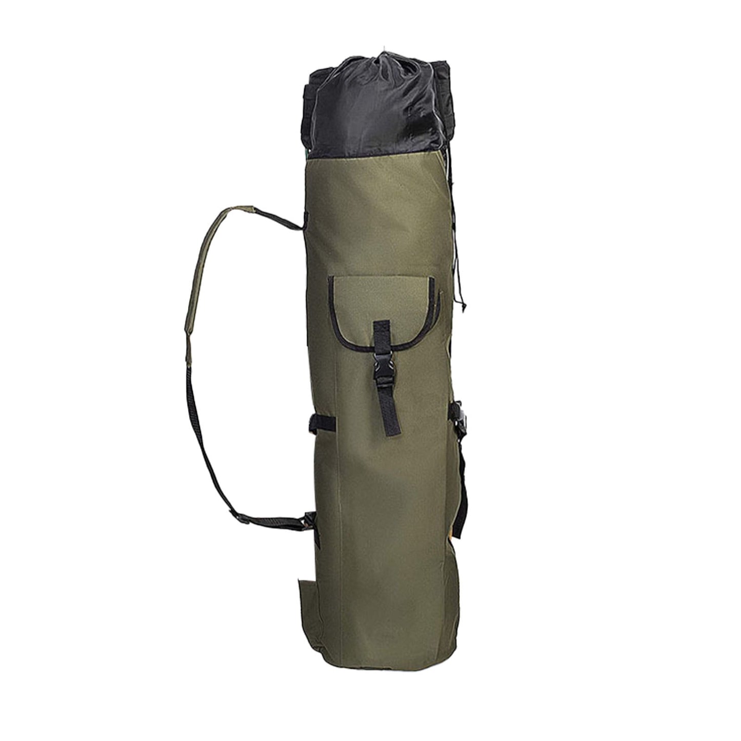 Buodes Fishing Rod Fishing Pole Fishing Rod Carrier Fishing Reel Organizer Pole Storage Bag,Holds 5 Poles Travel Case Lightweight Tackle Box Multifunctional Stand Fishing Bags