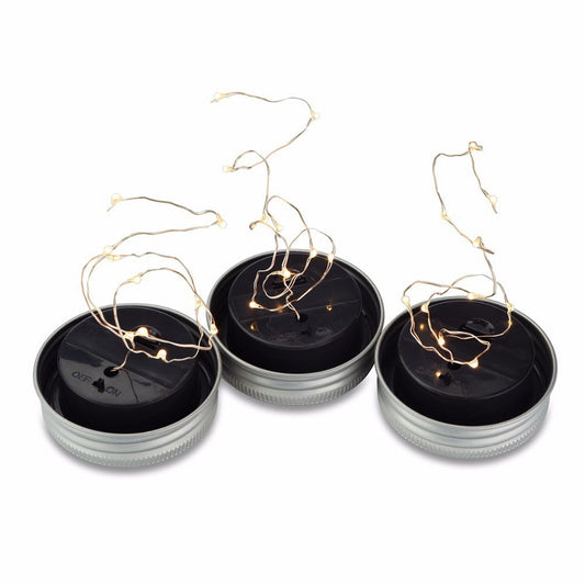 Buodes Led Light Solar For Lid Insert Color Changing Garden Decor Mr