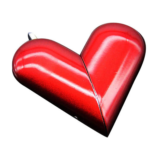 Buodes Multi-Purpose Lighters,Windproof Refillable Lighter,Bbq Lighters,Cigar Lighter,Torch Lighters Valentine'S Day Personality Lighter Metal Heart-Shaped Couple Lighter Open Flame Electronic Infla