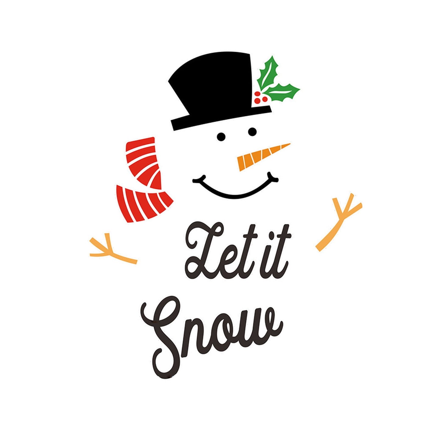 Buodes Peel and Stick Wallpaper Christmas Snowman Expression Magnetic Refrigerator Sticker Holiday Decoration DIY Garage Door Wall Sticker on Clearance