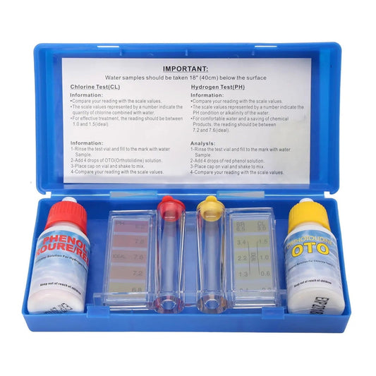 Buodes Portable Ph Water Quality Test Kit Swimming Pool Spa Test Indicator