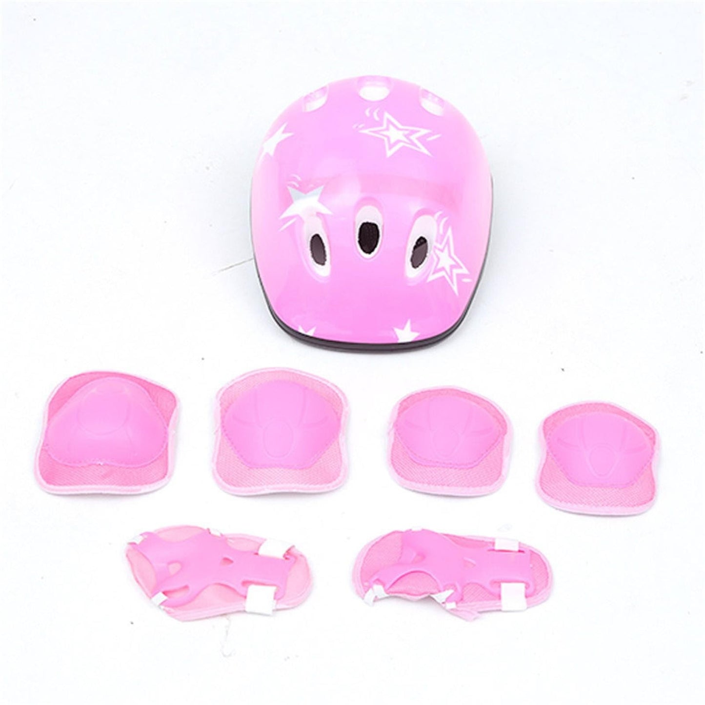 Buodes Summer Saving Clearance 7Pcs/Set Children Kids Helmet Knee Elbow Pad Cycling Skate Bike Protecs