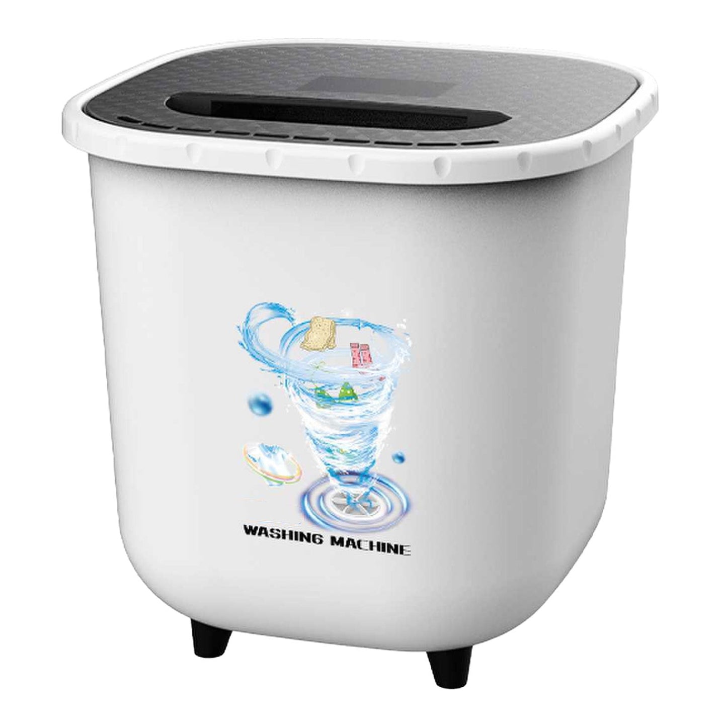 Buodes Summer Savings Clearance Camping Essentials Mini Portable Washing Machine, Bucket Washer For Clothes Laundry, Underwear Washing Machine For Camping, Rv, Travel, Small Spaces