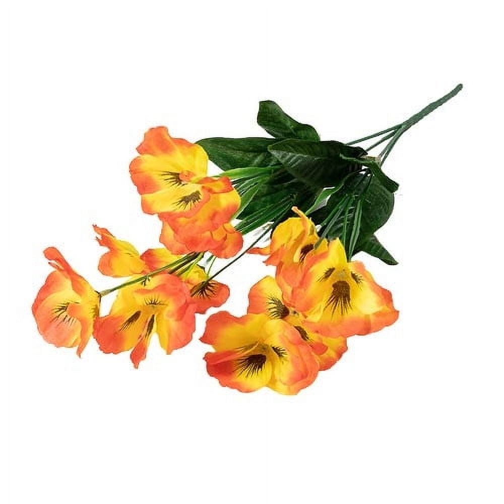 Buodes Summer Savings Clearance Off-Outdoor Artificial Pansy Flowers Outdoor Home Decoration Fake Flower Project Road Decoration Flowers