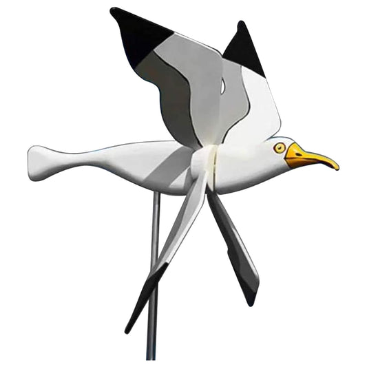 Buodes Summer Savings Gardening Supplies Garden Decor Clearance Seagul Garden Decoration Pneumatic Top Flying Bird Series Windmill