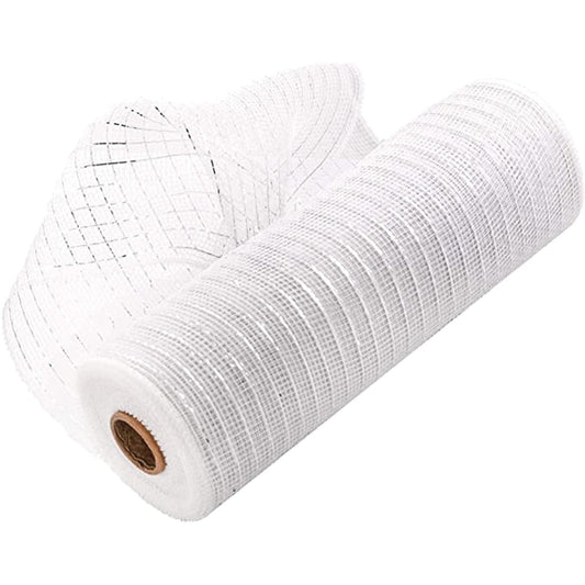 Buodes Summer Savings Spring Wreaths For Front Door Clearance Poly Mesh Ribbon With Foil Each Roll For Wreaths Swags Bows Wrapping And Decorating