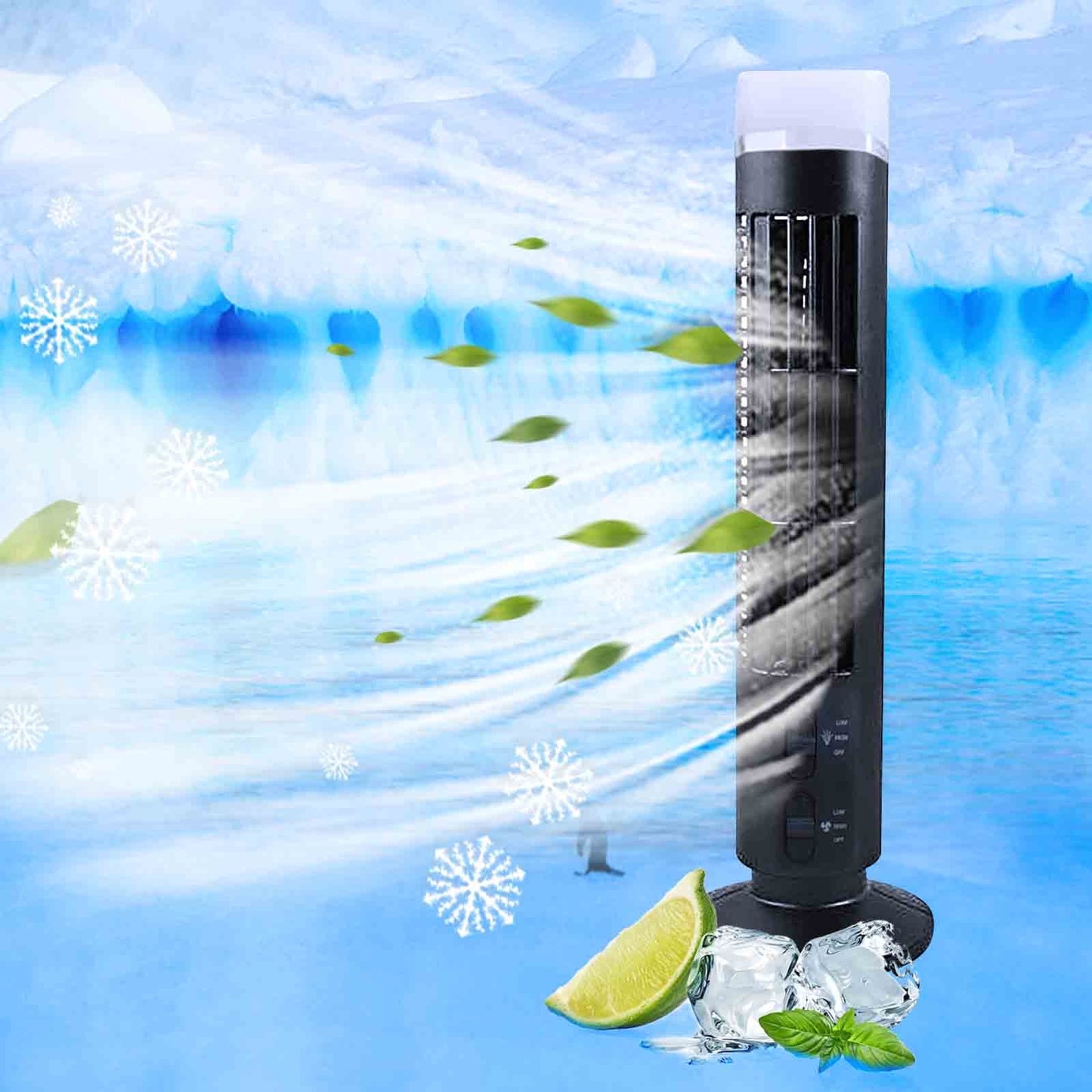Buodes Tower Fans For Home Summer Savings Clearance Tower Fan Desktop Charging Leafless Fan Usb Mini Portable Night Light Handheld Conditioning Fan