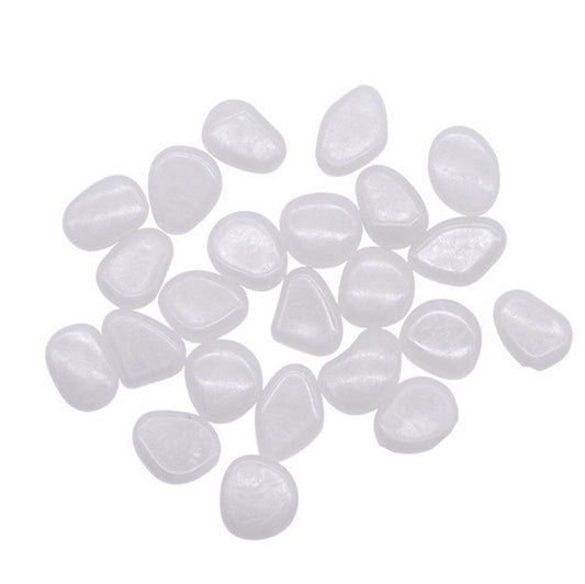 Buodes White 1405 Dark Pebbles Luminous Stones