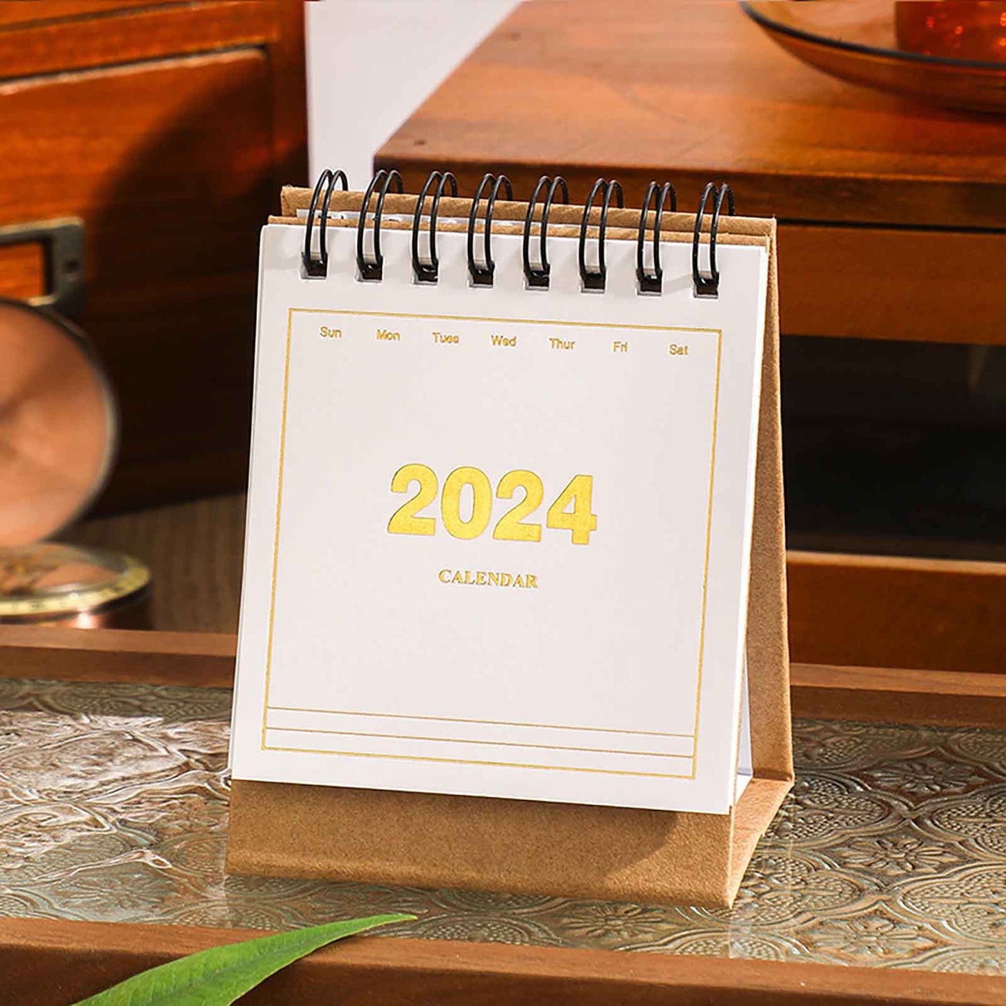 CELNNCOE 2024-2025 Calendars,2024 Monthly Desk Calendar Countdown Suitable For School Office And Family English Mini Desk Calendar Office Desktop Decoration Portable Calendar