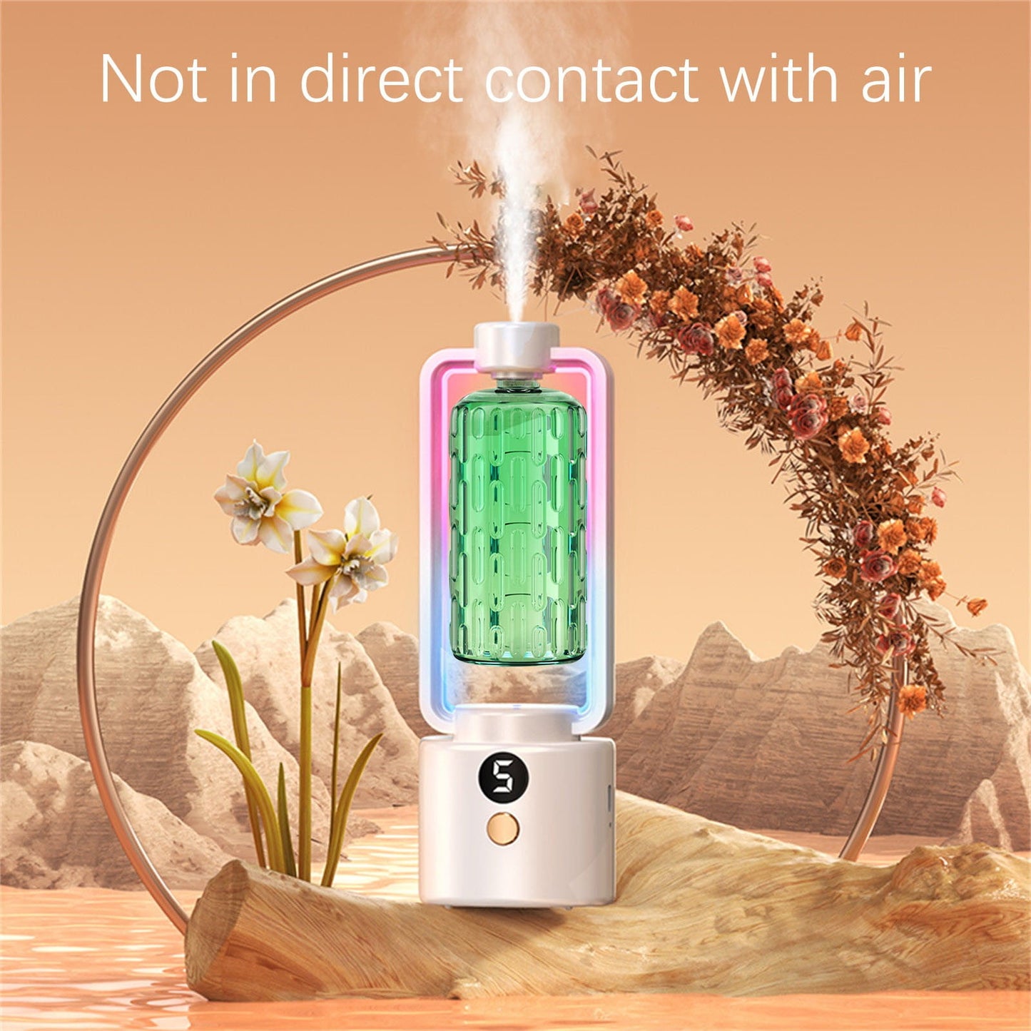 CELNNCOE Automatic Aromatherapy Machine, Hotel Aromatherapy Machine, Humidifier (Digital Display Model£¬containing Essential Oil: 50ml),Mothers Day Gifts,E,7.5x4x19.5