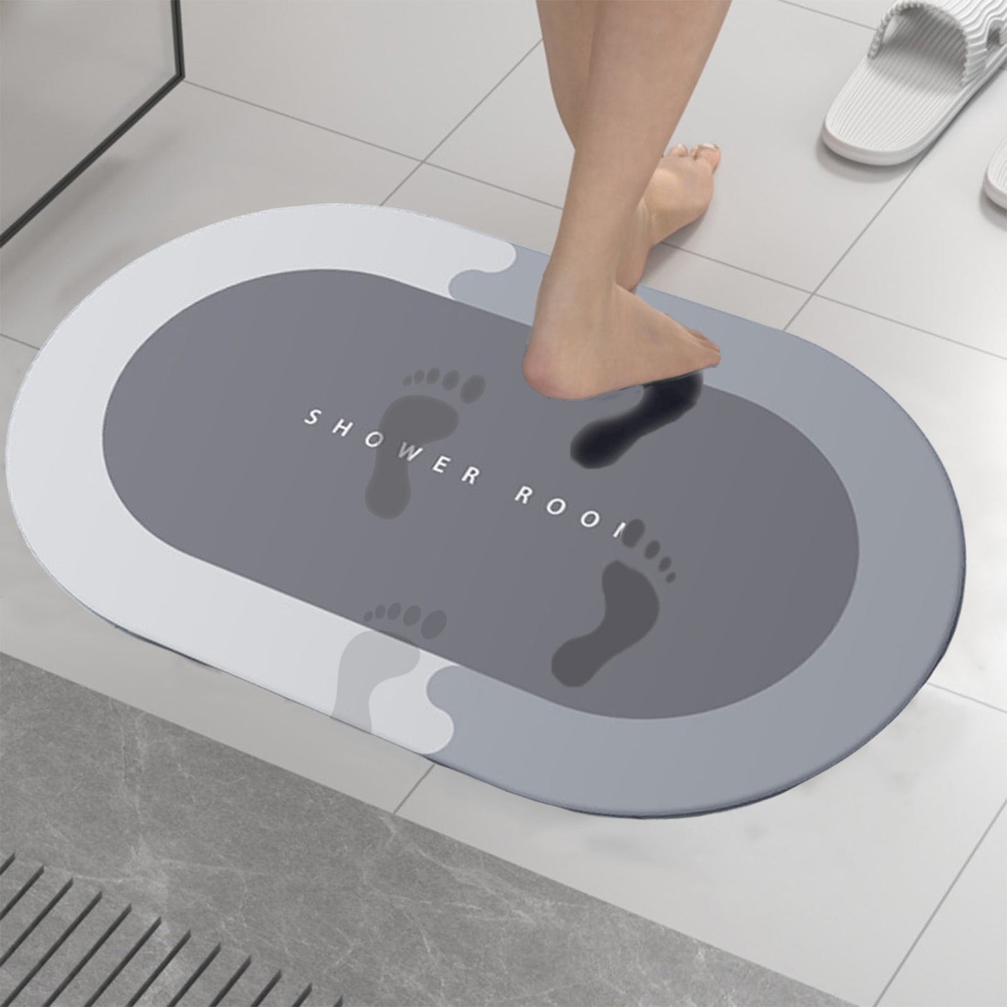 CELNNCOE Bath Rug ,Super Absorbent Quick Dry, Rubber Backing Non Slip, Washable Bathroom Floor Mats, Multipurpose Durable Bath Rug for Home Use (16x24in)