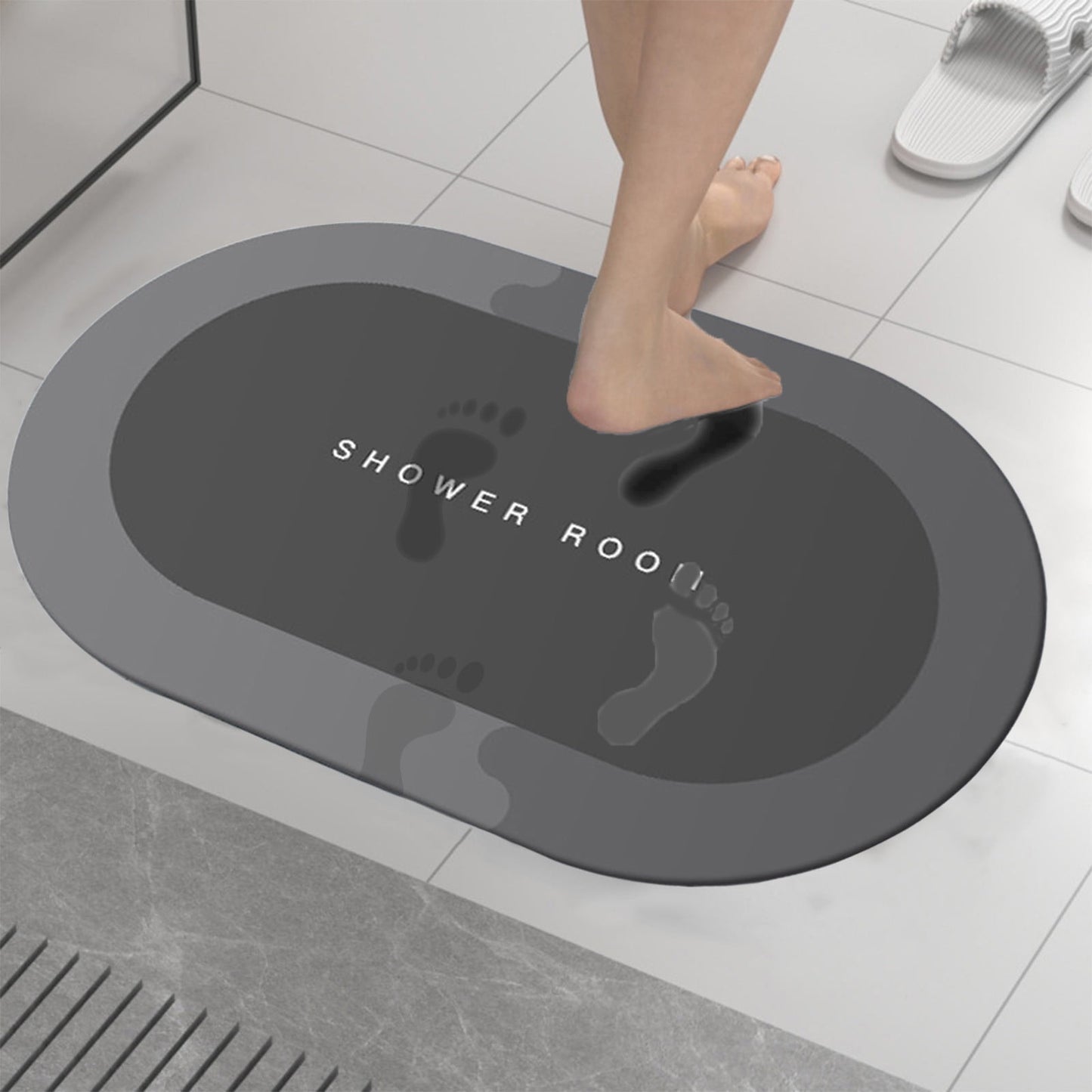CELNNCOE Bath Rug ,Super Absorbent Quick Dry, Rubber Backing Non Slip, Washable Bathroom Floor Mats, Multipurpose Durable Bath Rug for Home Use (16x24in)