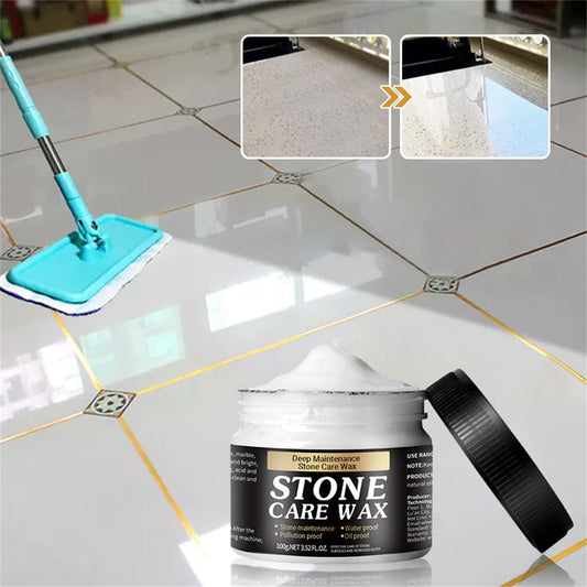 CELNNCOE Cleaner and Polish Care Wax - Stone Polishing Wax Stone Maintenance Polishing Floor Wax,Restores Shine and Nourishes Stone Surfaces - Suitable for Countertops for Long-lasting Brilliance